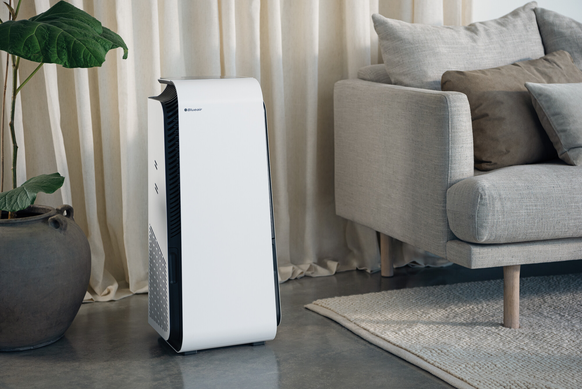 Blueair HealthProtect 7470i Air Purifier protects your health 24/7.