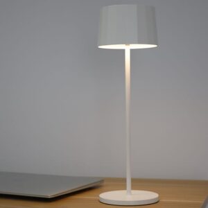 Decorate your contemporary home office with the perfect accessory, a portable wireless LED Desk Lamp. 